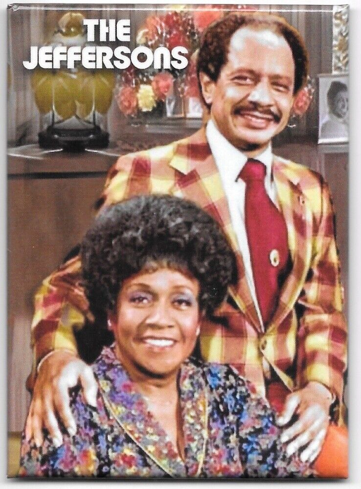 The Jeffersons Tv Series George And Louise Refrigerator Magnet New Unused