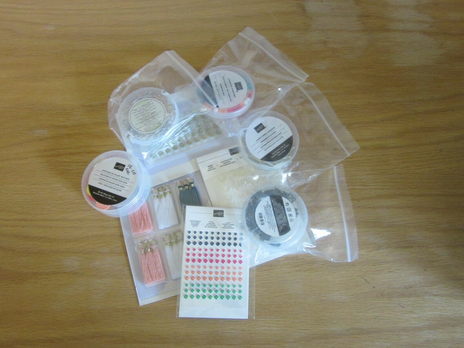 Stampin' Up! Brads Embellishments Buttons Dots Clips Sequins U Choose