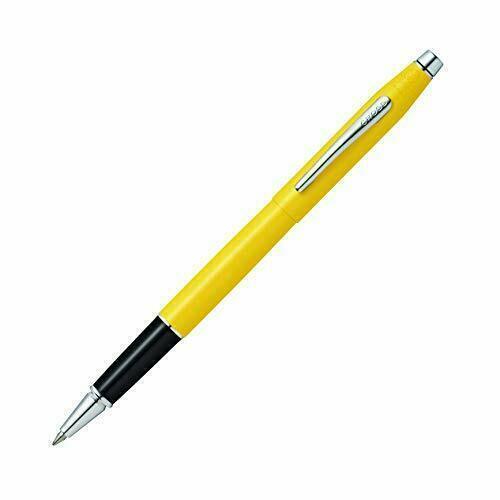 Cross Century Rollerball Pen  Aquatic Yellow Lacquer Ct New  In Box