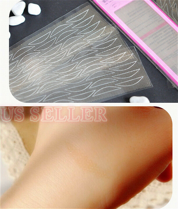 New 120 Pcs Super Invisible Lace Transparent Double Eyelid Tapes No Glue Include