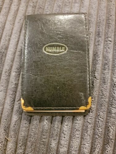 Humble Oil Vintage Leather Pocket Notebook And Calendar 1955