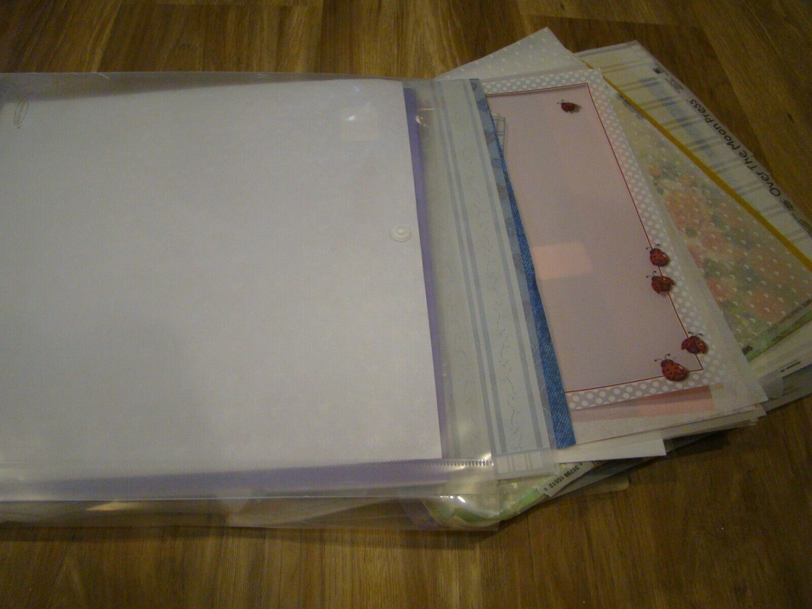 Over 100 Sheets 5+ Pounds Of Scrapbooking Paper - Vellum & Mulberry