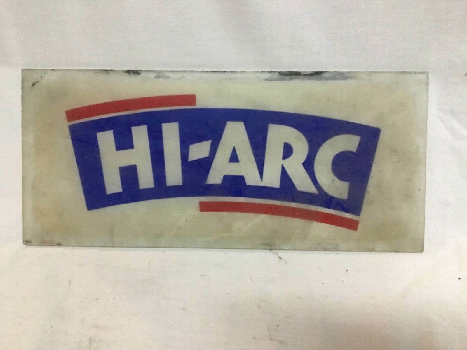 Vintage Atlantic Gas Pump Hi- Arc Glass Insert