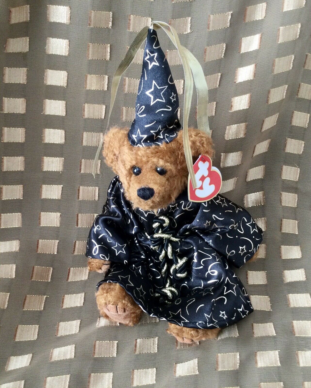 Merwyn The Ty Attic Treasure Wizard Bear!  Perfect For Halloween! Mwmt