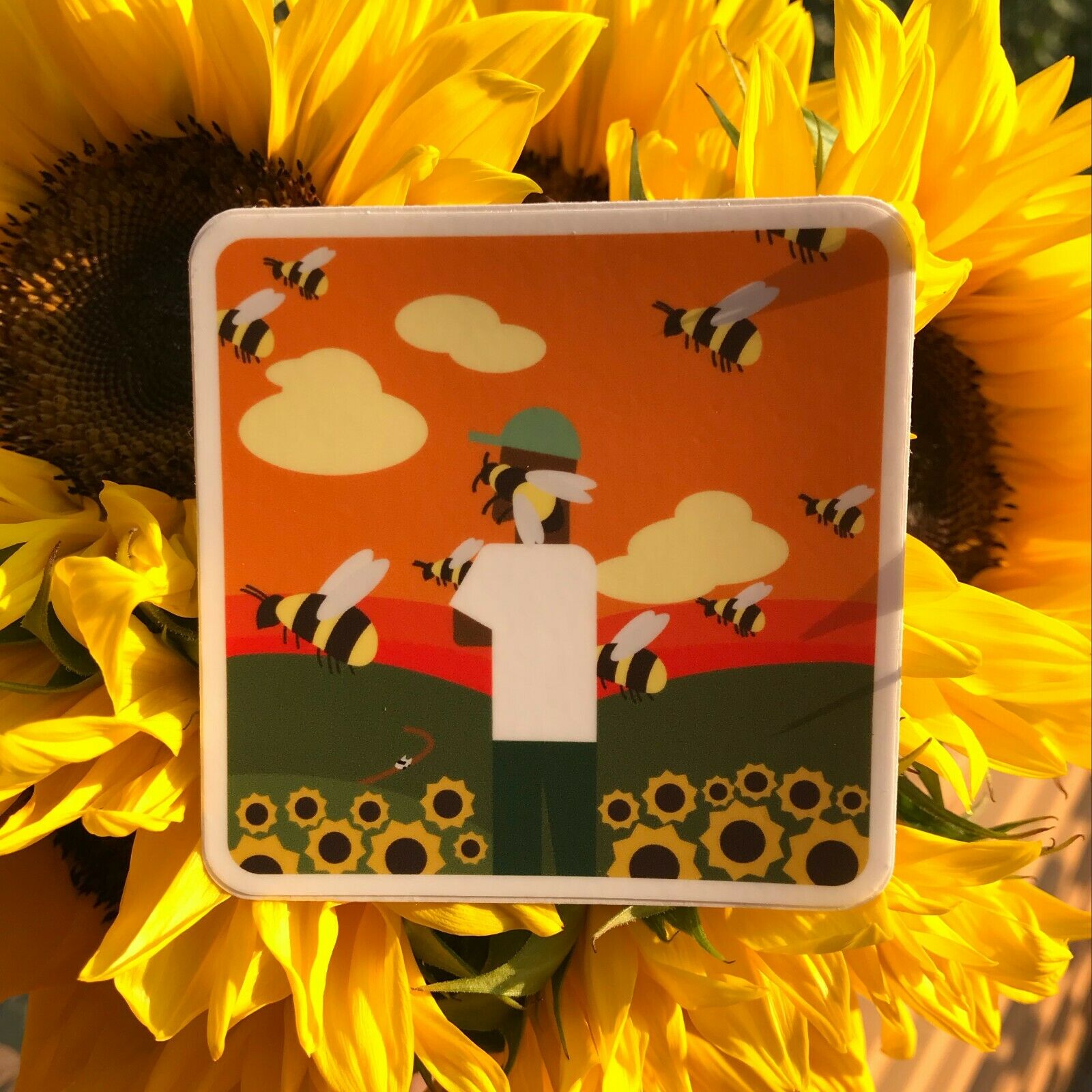 Tyler, The Creator Flower Boy Sticker - 3" X 3" High Quality Weatherproof Vinyl