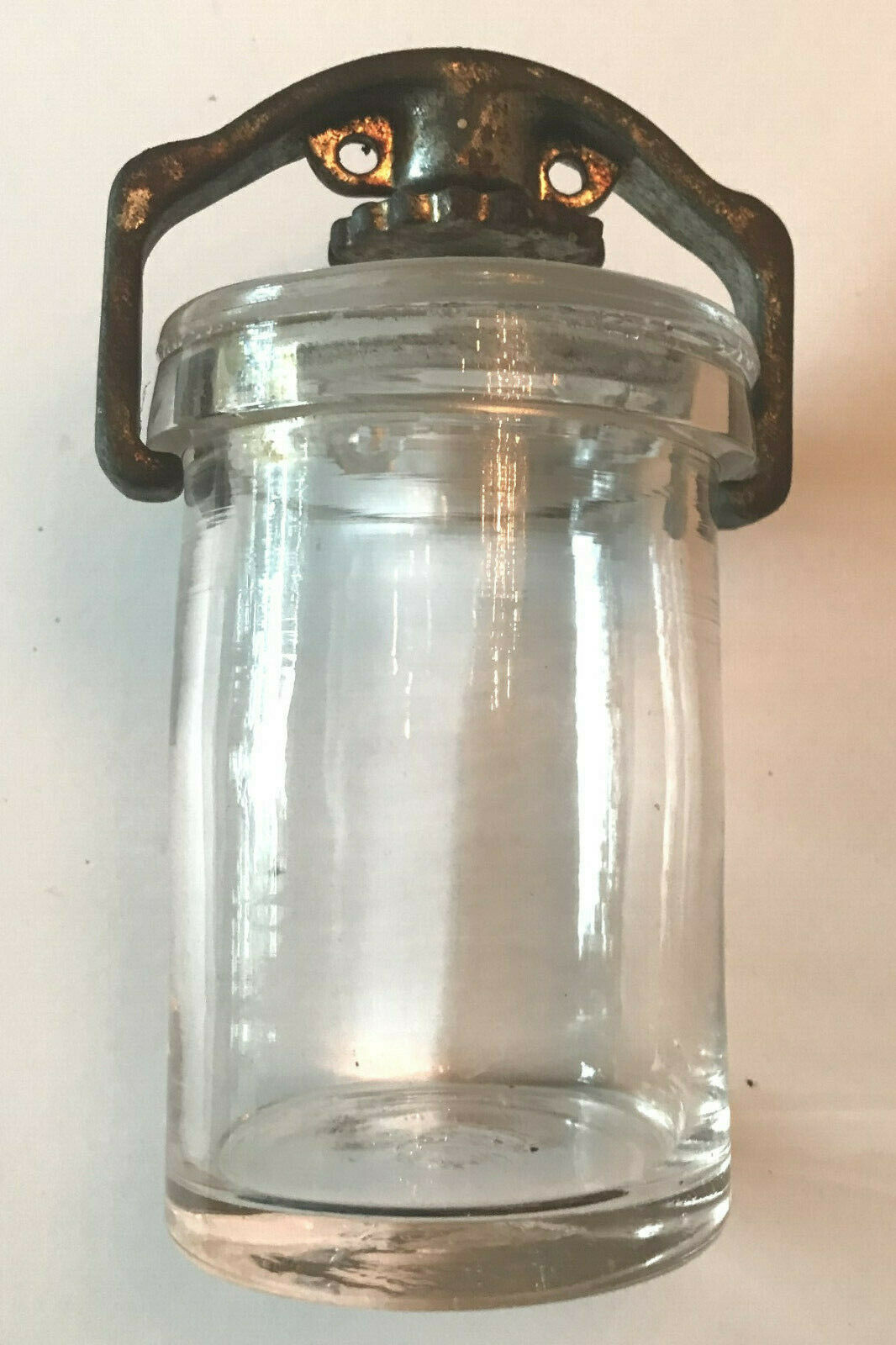 Whitall Tatum Co. 6 Inch Scientific Specimen Jar Complete! 1895 Pat. Date