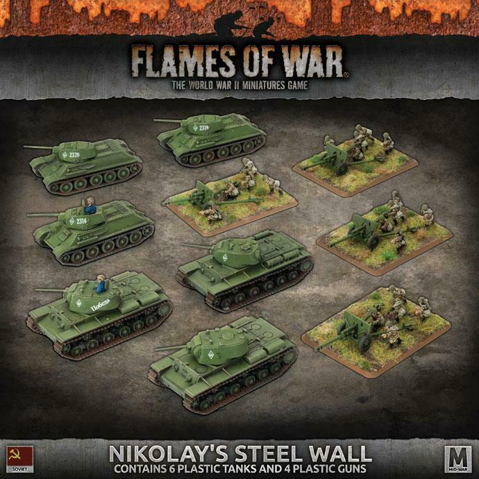 Battlefront Historical Mini 15mm "nikolay's Steel Wall" Army Deal Sw