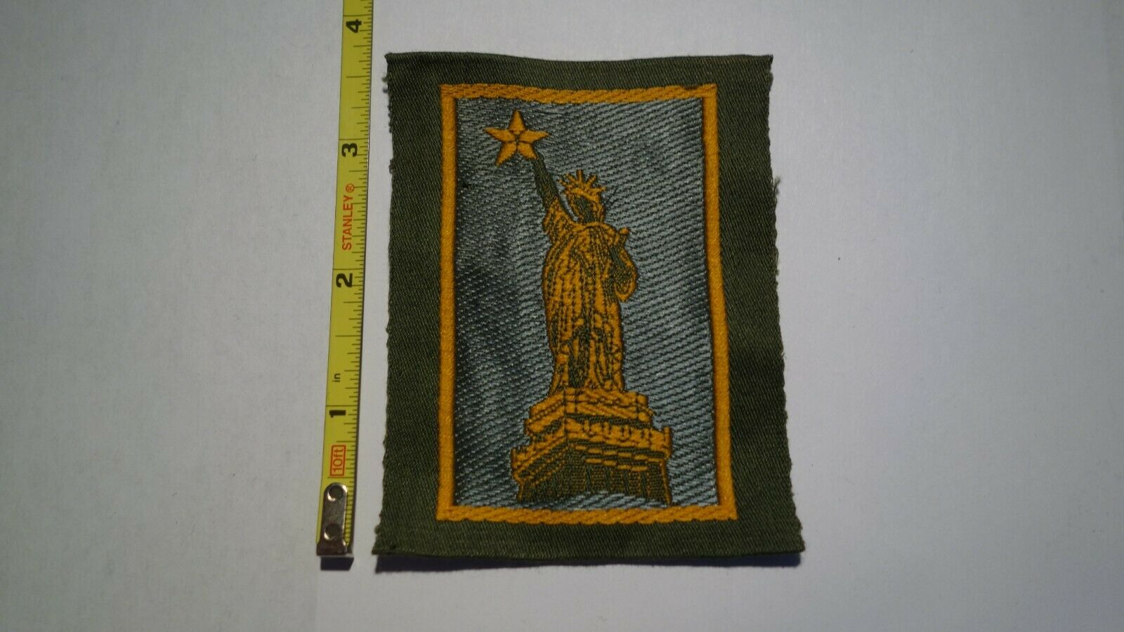 Extremely Rare Wwi 77th Statue Of Liberty Liberty Loan Style Patch. Rare!!!