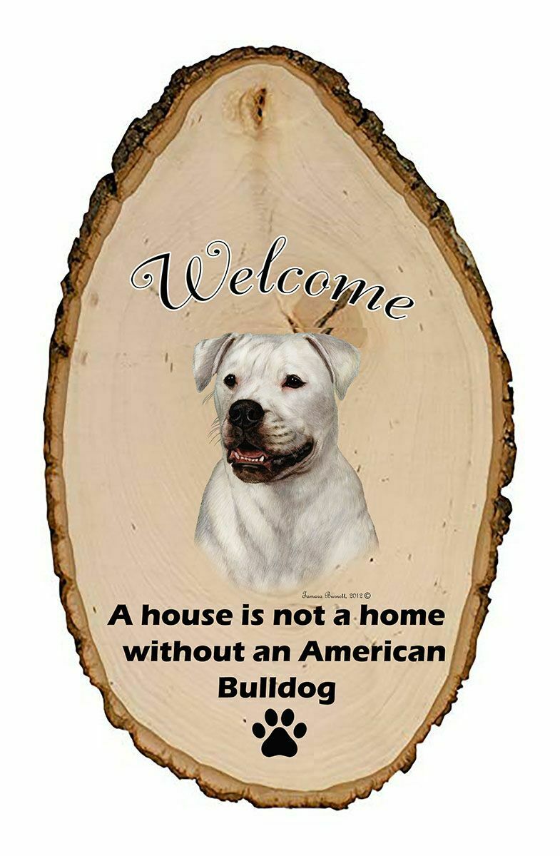 Outdoor Welcome Sign (tb) - American Bulldog 51300