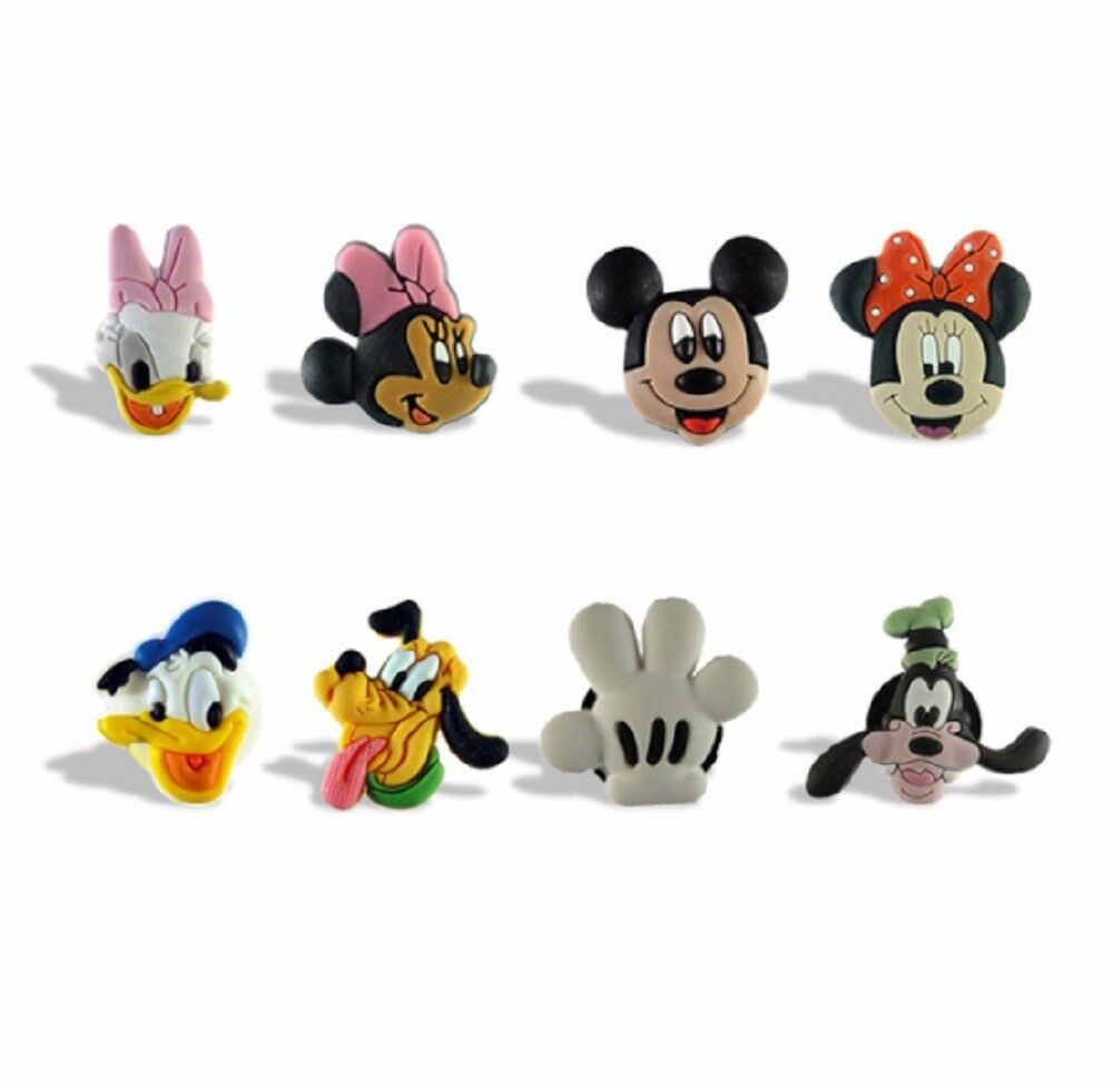 Mickey Mouse & Friends Set Of 8 Mini Fridge Magnets