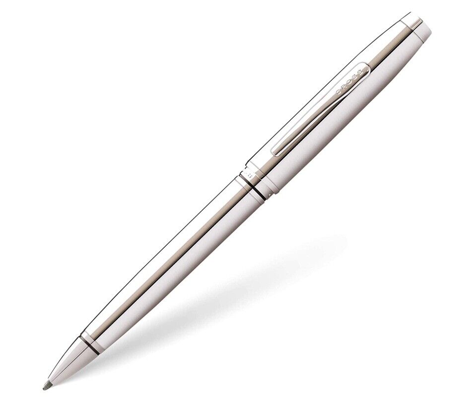 Cross Coventry Glossy Chrome Ballpoint Pen  At0662-7 No Box