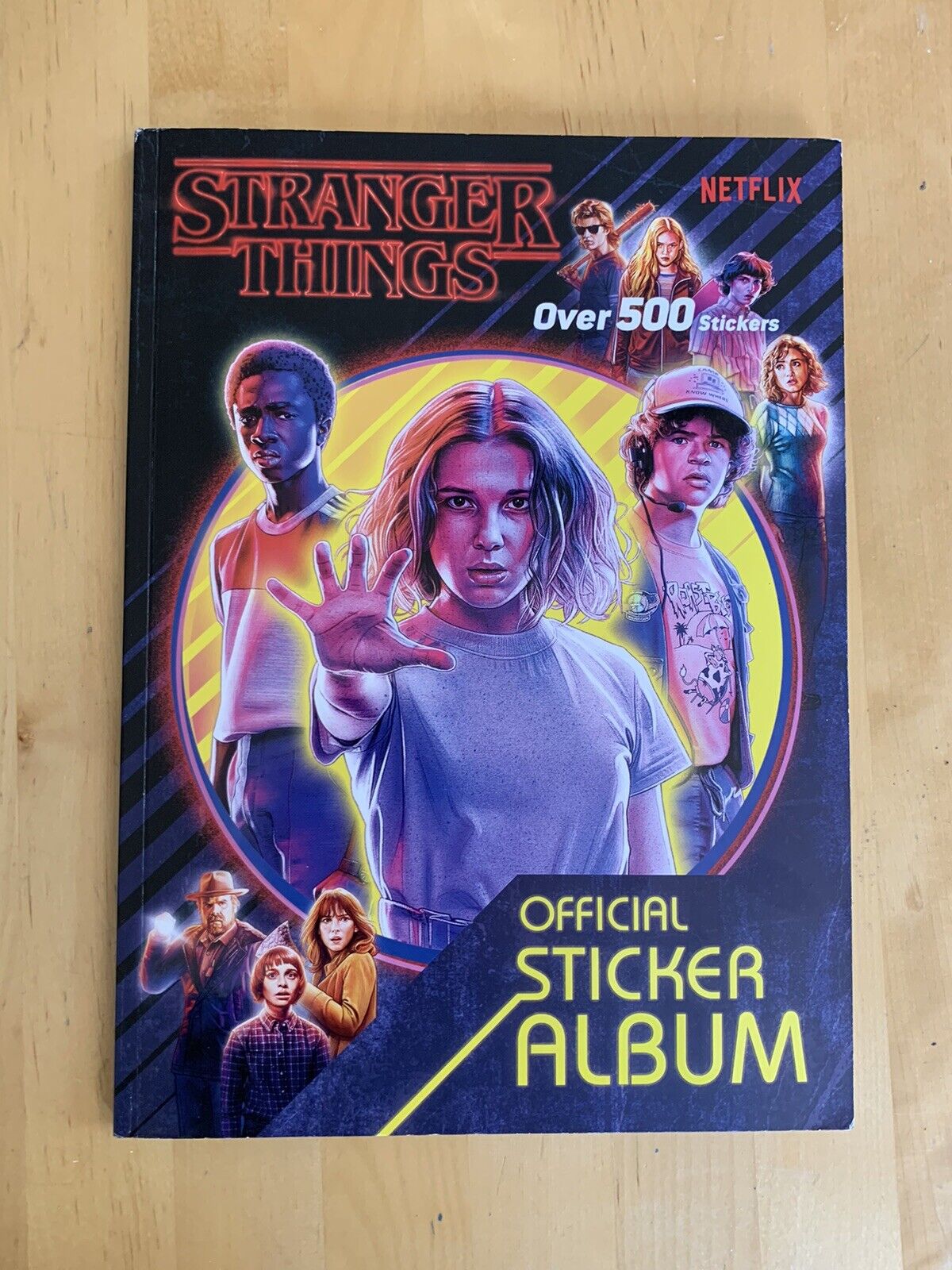 Stranger Things Rare Sticker Book. Extremely Hard To Find.