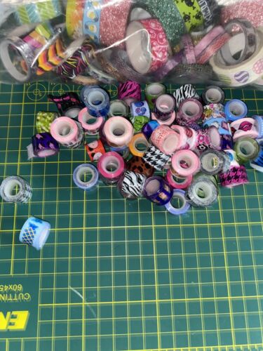Huge Washi Tape Lot Recollections Happy Planner Skinny Mini Over 125 Rolls