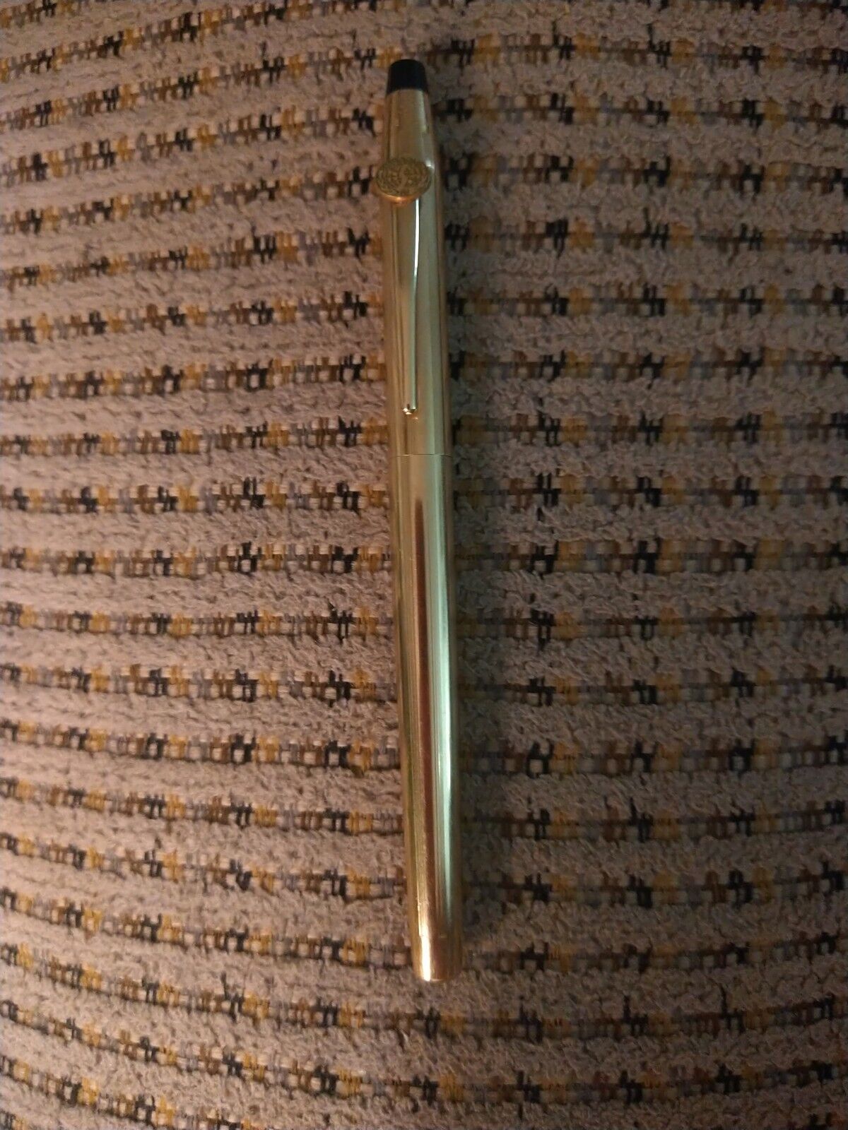 Cross Roller Ball Pen, 1/20, 12k Gold Filled, Spargue Logo On The Cap