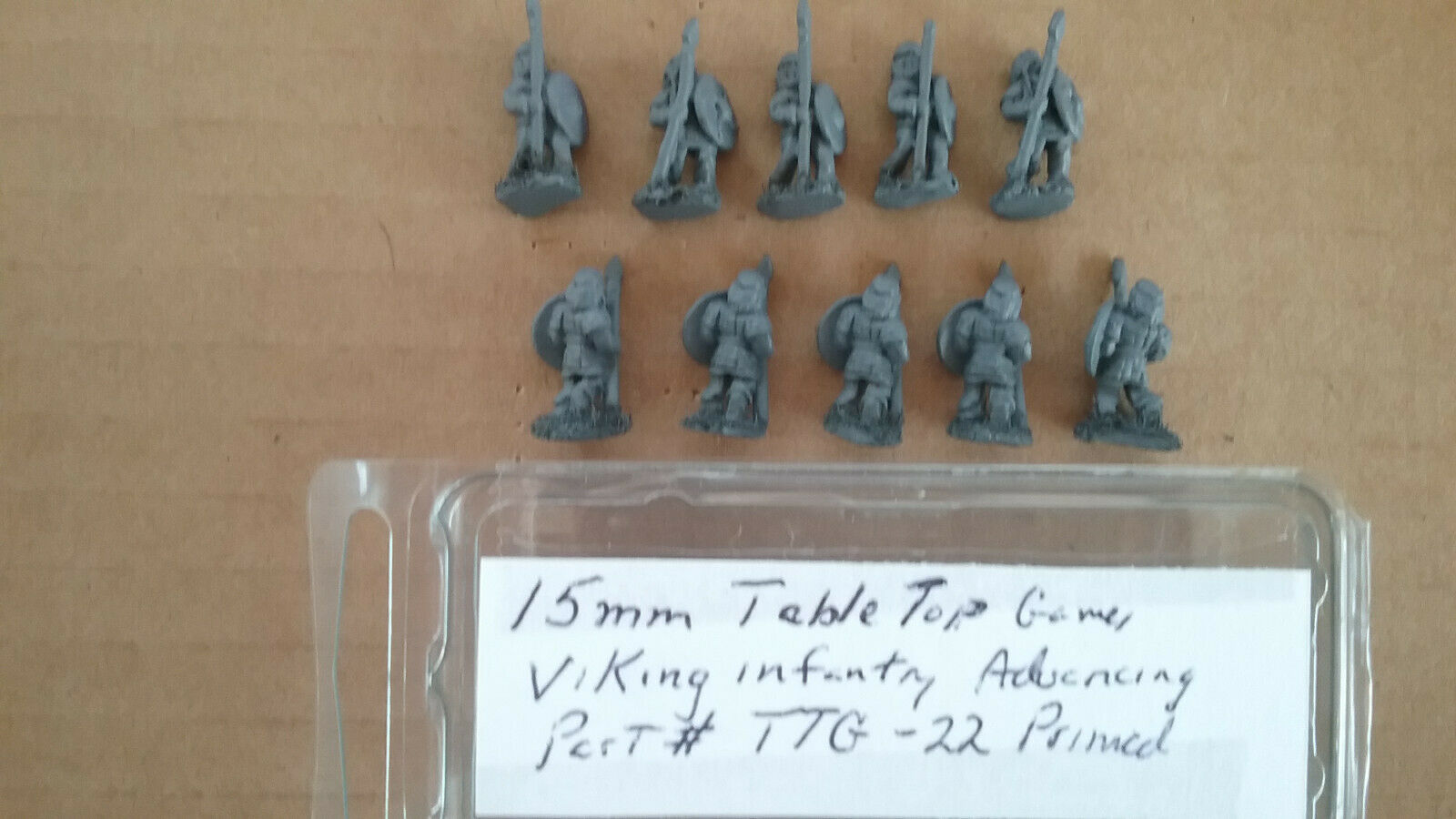 15mm Table Top Games  Viking Infantry Advancing