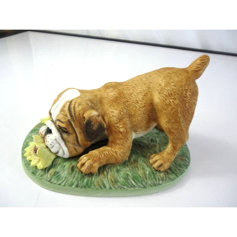 Masterpiece Porcelain Bulldog Figurine So Cute