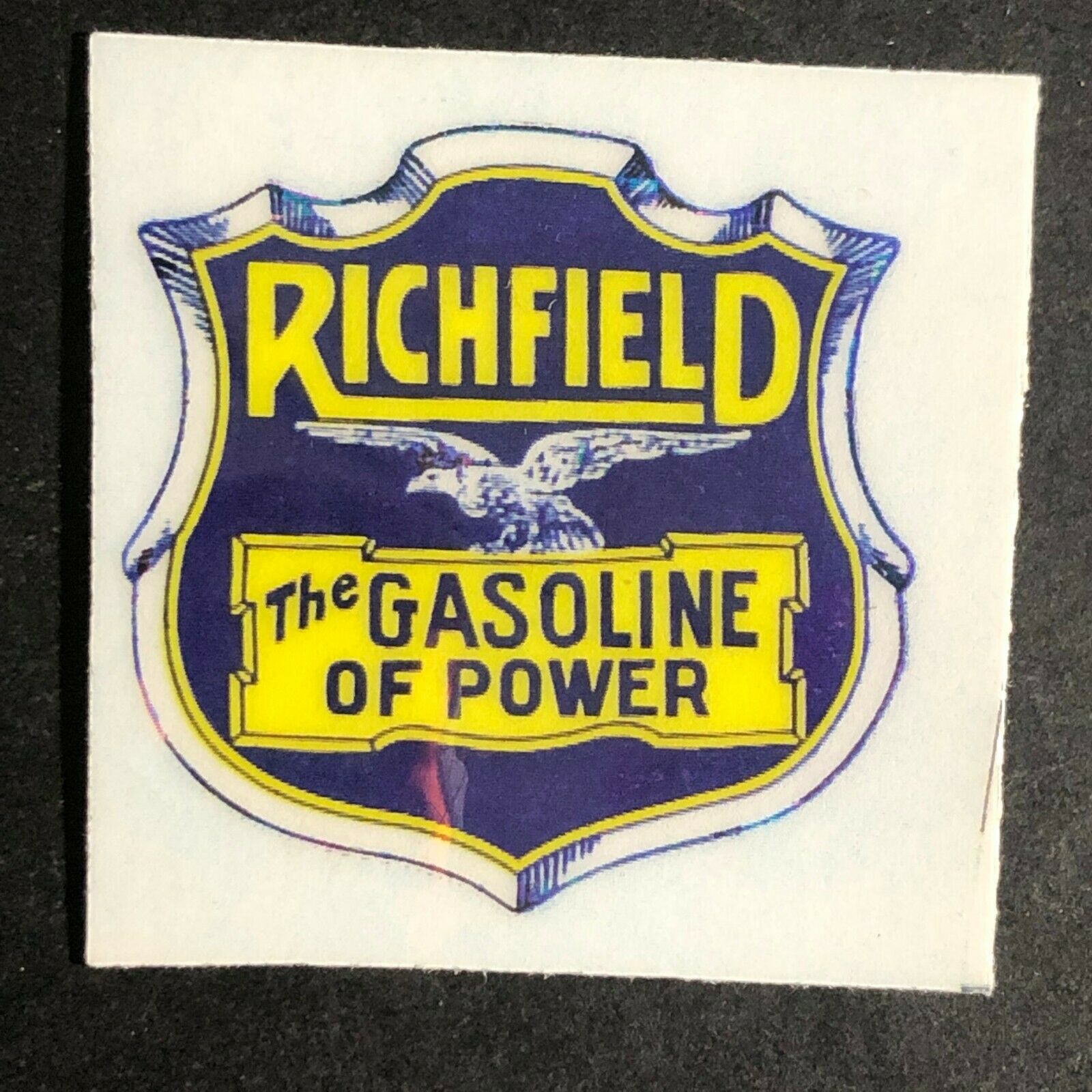 Richfield "gasoline Of Power" Transfer Decal