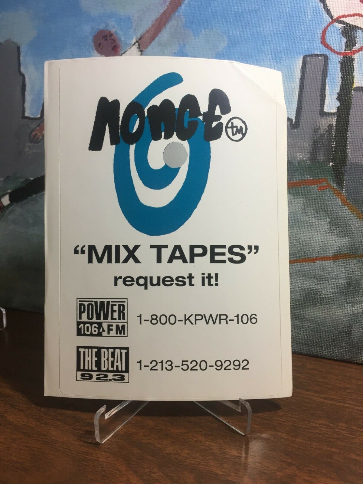 The Nonce - Mixtapes 1994 Hip Hop Promo Sticker Rare Nm