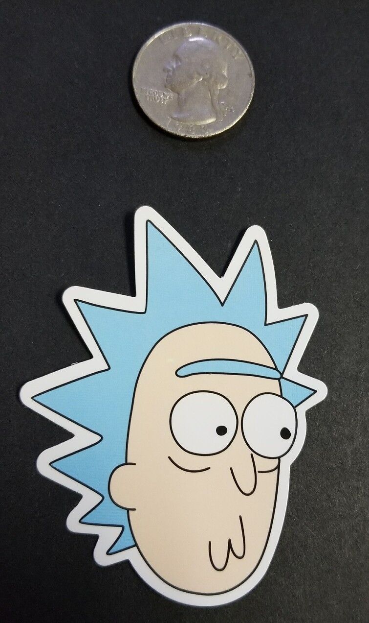 Rick And Morty Sticker *** Rick Sanchez Sticker *** Confused Rick Sticker