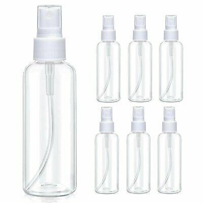 6-pack 30ml/60mltravel Spray Bottle Plastic Transparent Perfume Empty Atomizer