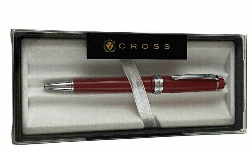 Cross Red Ballpoint Pen Bailey Light Polished Resin - Blowout Deal!