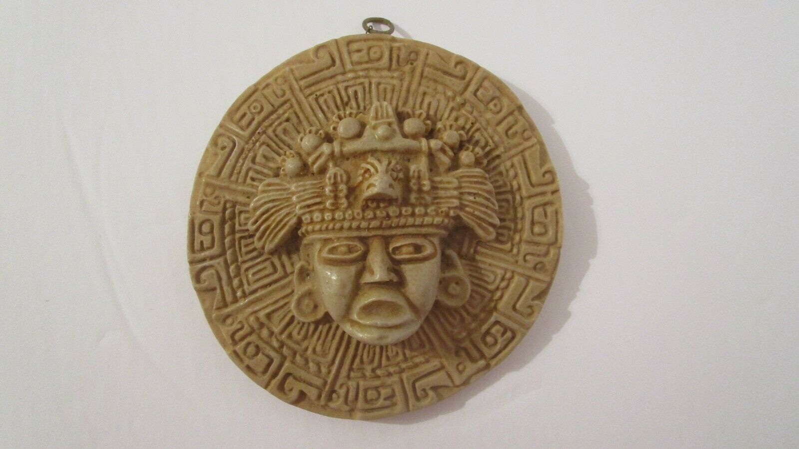 Aztec Design Made In Mexico Wall Art Carved Stone Raised Ornate