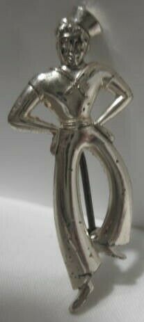 Old Pin A Sailor 1  5/8" Sterling Silver