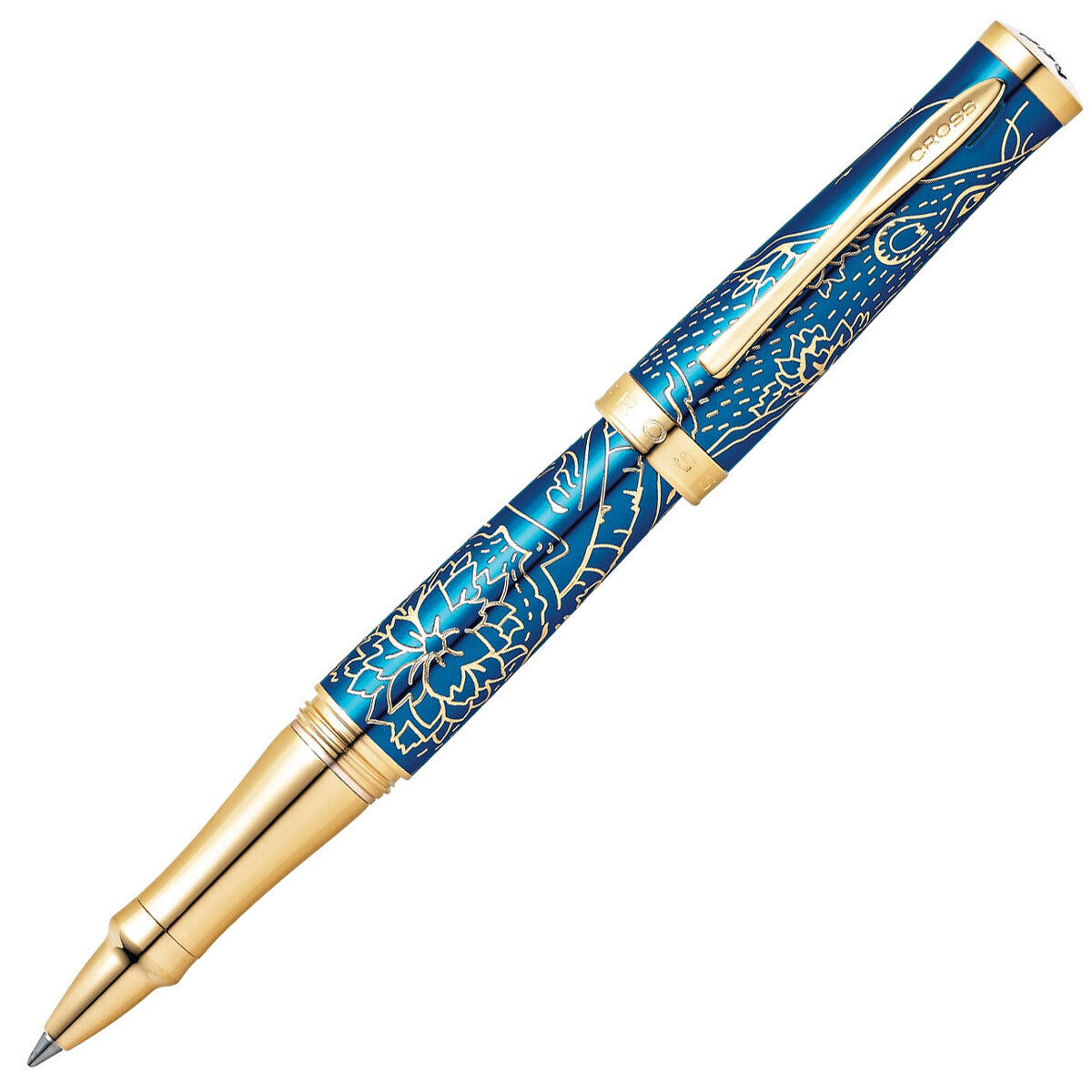 Cross Rollerball Pen Sauvage 2020 Year Of The Rat Brass Snap On Cap At0315-23