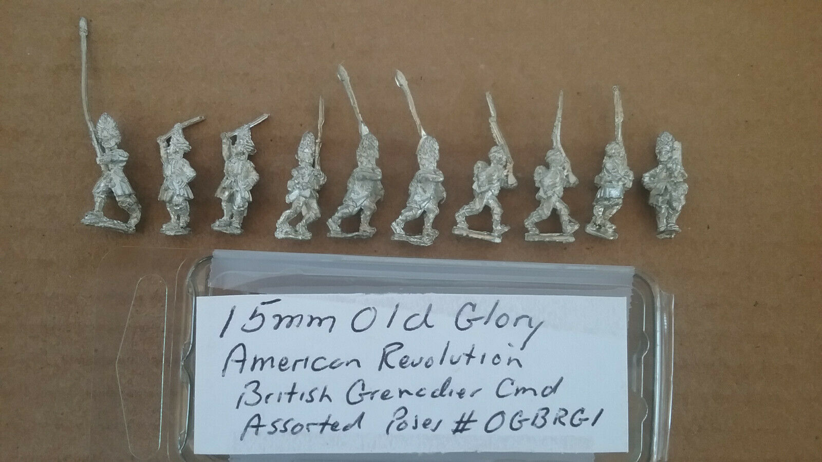 15mm Old Glory American Revolution British Grenadier Command  Assorted Poses