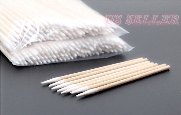 100pcs Microblading Tattoo Supply Cotton Swabs Pointed Q-tip Makeup Applicator