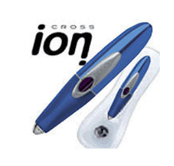 Cross Ion Aurora Blue Rollerball Pen 812-6 Gel Ink Pen New In Box & Quick Clip