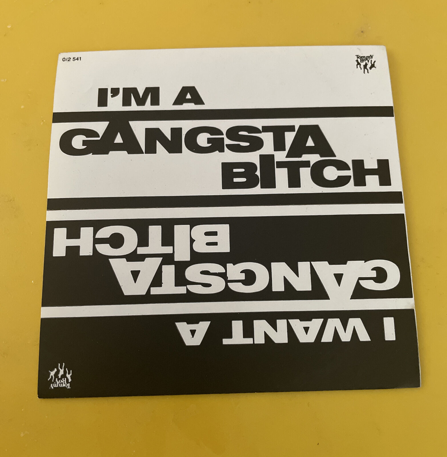 Vtg Apache Gangsta Bitch Promo Sticker 1993 Orig Rare Rap Flavor Unit 45 King Nj