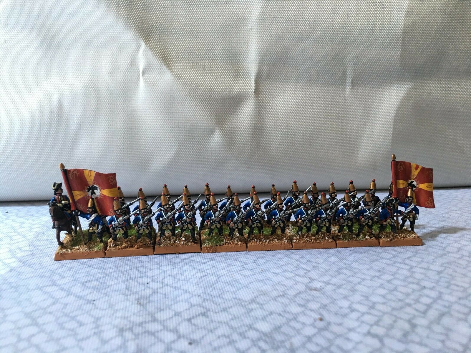15mm Seven Years War Painted Prussian Infanterie Regiment Nr.4 Sywpr06