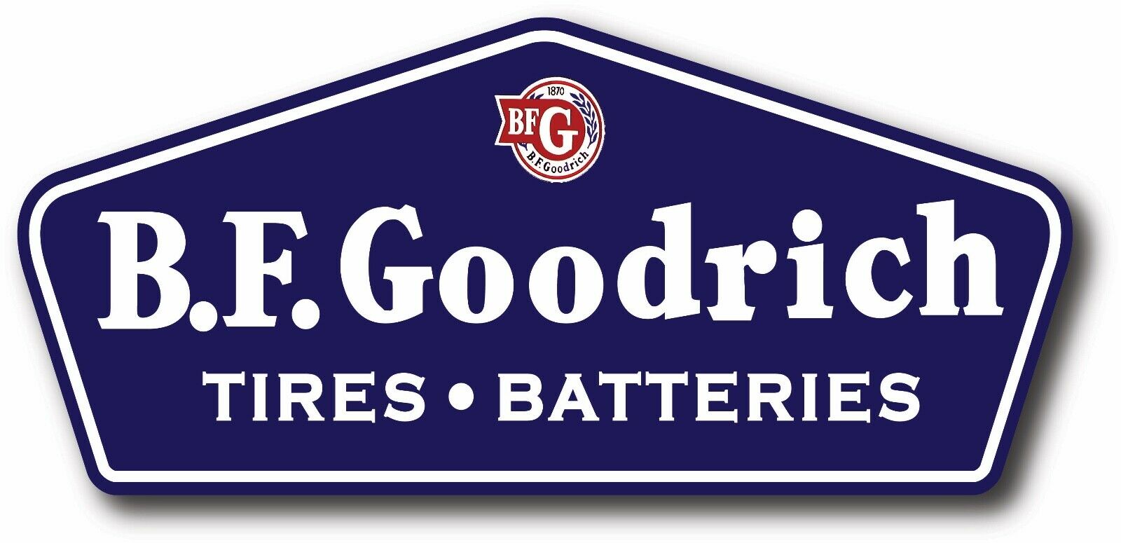 Vintage Bf Goodrich Gasoline Super High Gloss Outdoor Decal Sticker