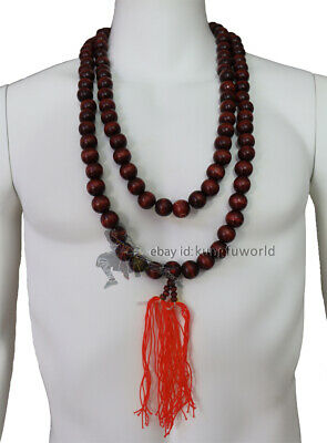 Shaolin Monk Necklace Prayer Mala Beads For Kung Fu Suit Tai Chi Uniform