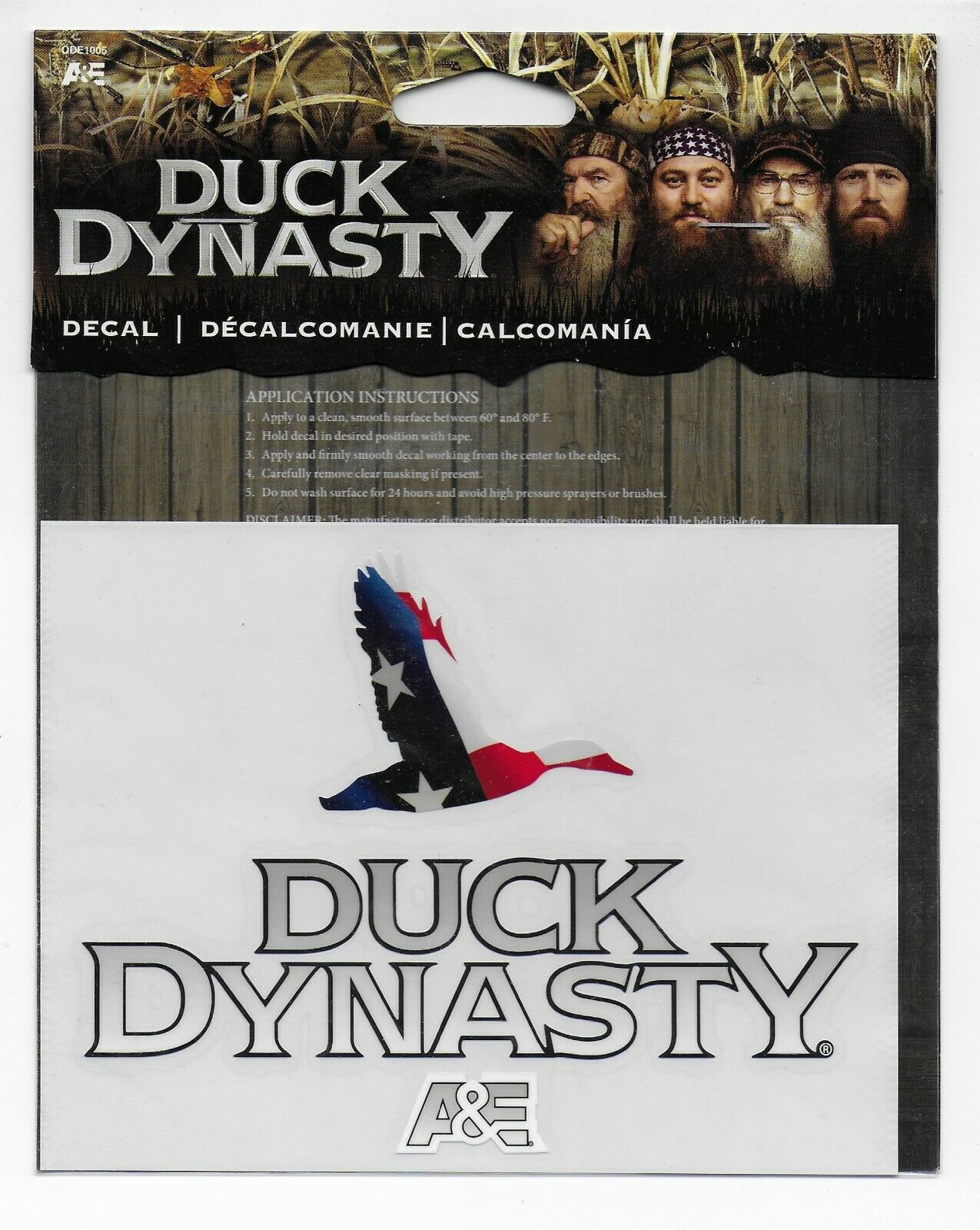 Duck Dynasty Vehicle Window Decal New Uncle Si Phil Willie Jace A&e Tv Show
