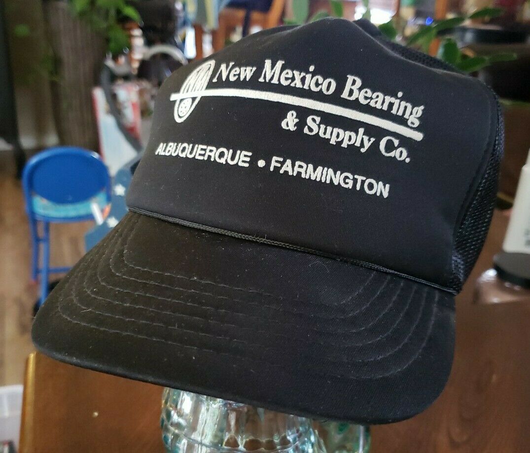 New Mexico Bearing & Supply Farmington, Nm Vintage Oilfield Hat A3