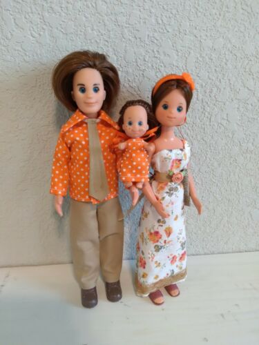 Sunshine Family 3 Dolls Re-rooted With Handmade Outfits & Shoes Reborn