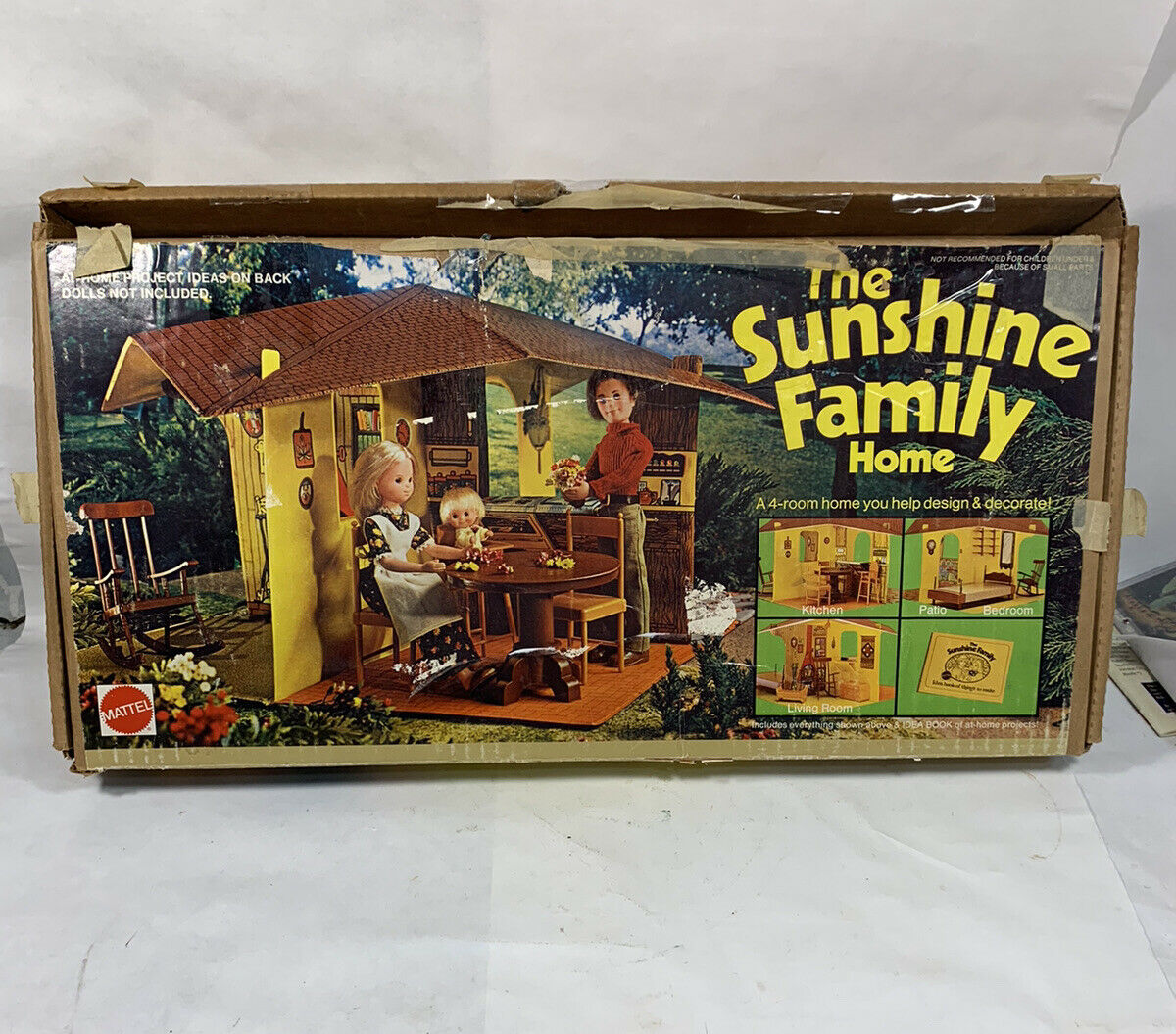 Vintage 1976 The Sunshine Family Home W/box G1